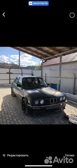 BMW 3 серия 2.0 МТ, 1987, битый, 333 333 км