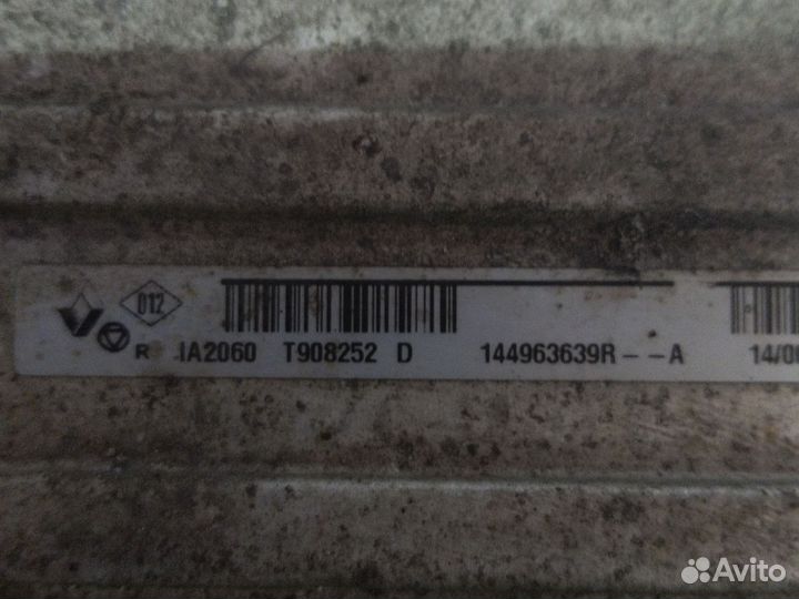 Интеркулер renault scenic III