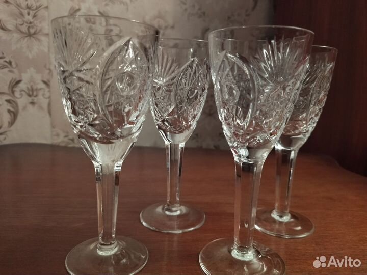 Хрустальные фужеры СССР