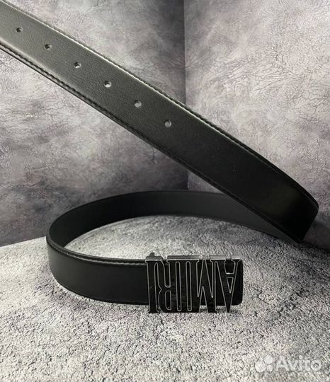 Ремень женский amiri кожаный