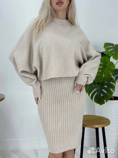 Кофта + платье двойка