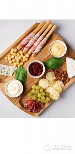 Менажница из дуба, сервировочная доска