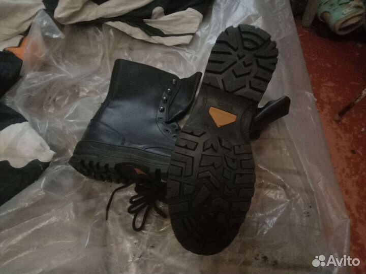 Берцы тактические, демисезонные из натурал. кожи