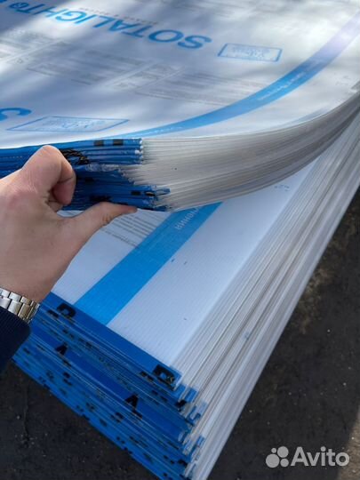 Поликарбонат сотовый 4мм