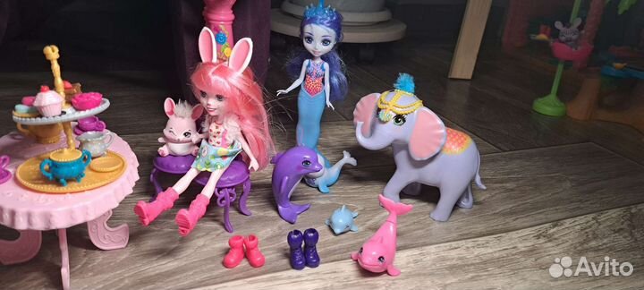 Энчантималс чаепитие с Пэттер, Бри и Русалки