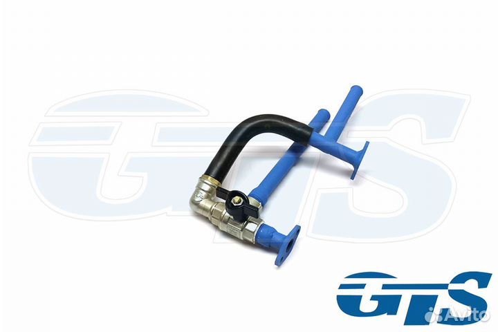 Кран отопителя печки с байпасом 