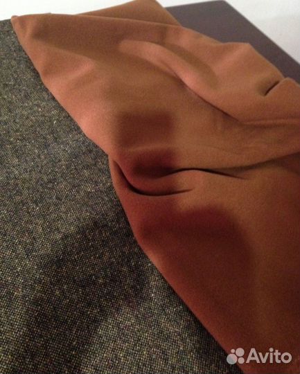 Ткань драп коричневый шерсть 2,33 х 1,40 (м) отрез