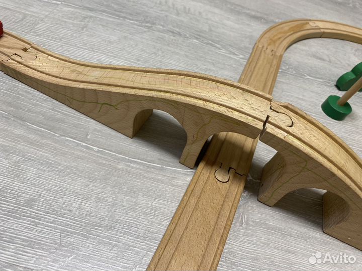 Железная дорога деревянная