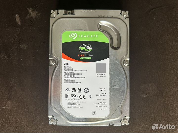 Жесткий диск 2 тб seagate