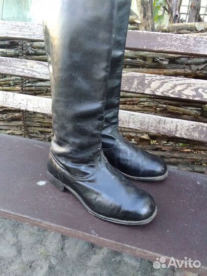 Сапоги хромовые советские
