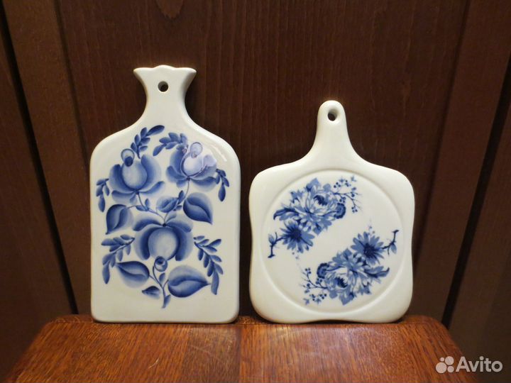 Доска сырная Одна шт. Ранняя Гжель Речицкий фарфор