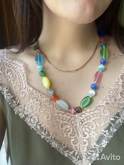 Бусы из самоцветов