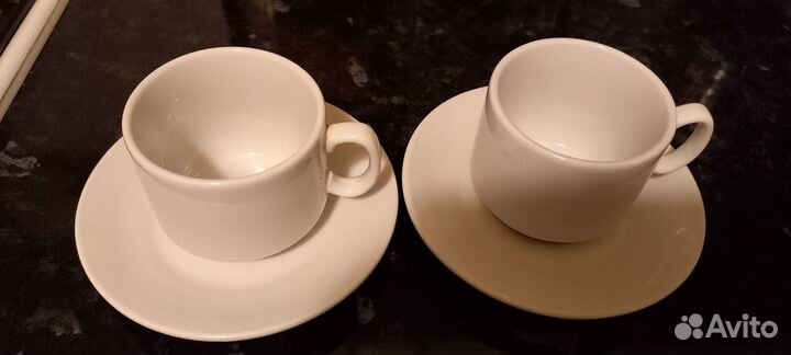 Набор из 2-х чашек с блюдцами