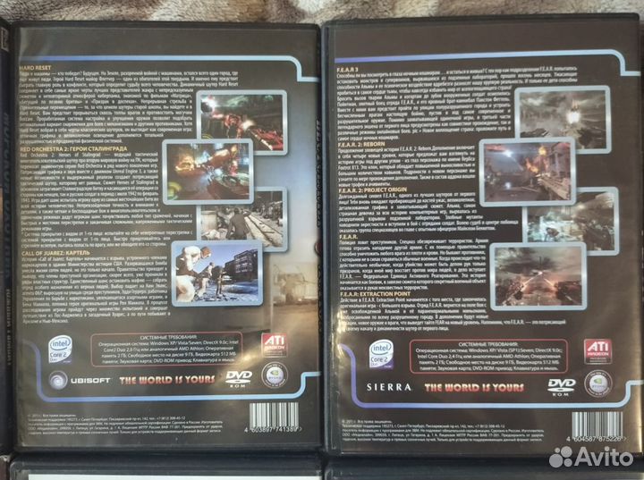 Диски PC DVD Компьютерные игры Подборка