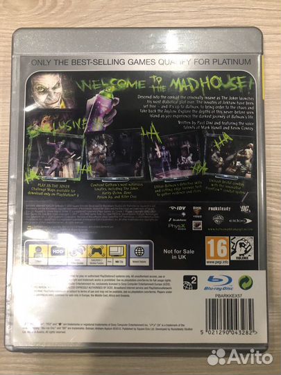 Batman Arkham Asylum для Sony Ps3