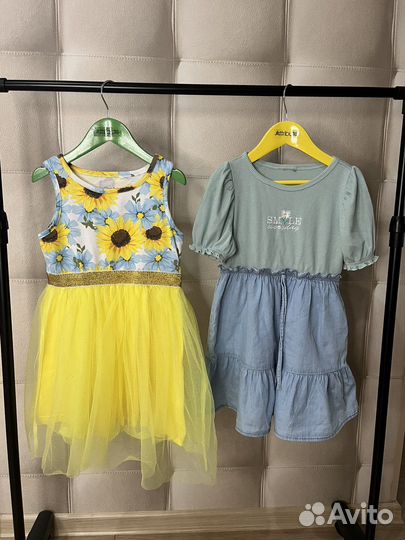Одежда пакетом на девочку 4-5 лет 110