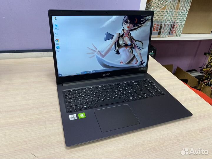 Acer 15'6, i3 10gen, MX330 2 GB, nvme 256 GB