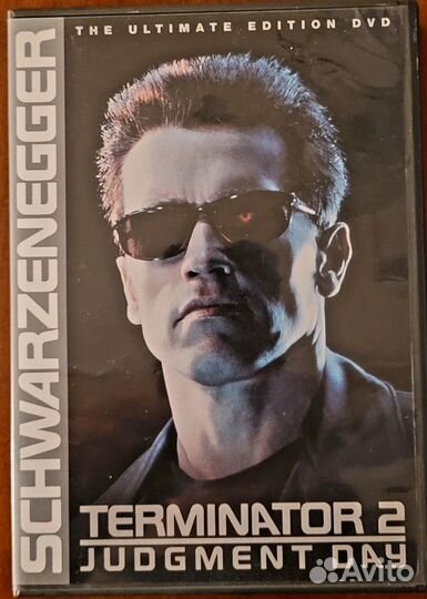 DVD диск лицензия Terminator 2/Commando/Aliens