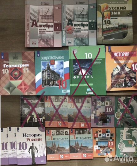 Учебники 10 класс