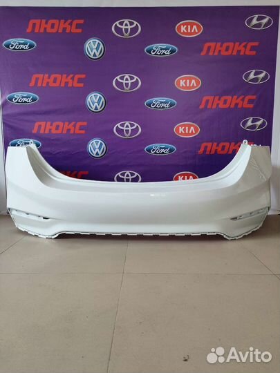 Бампер на hyundai solaris задний белый 17-20г