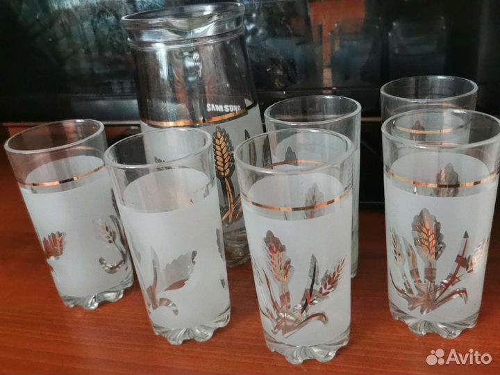 Кувшин + 6 стаканов