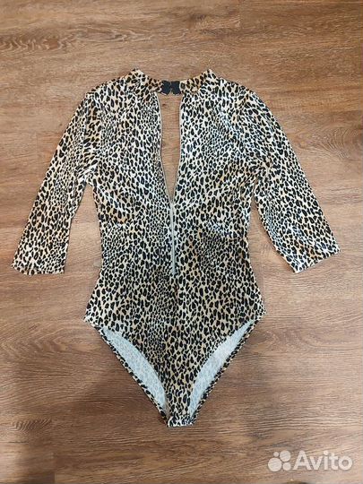 Леопардовое боди h&m 40р