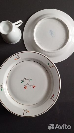 Винтажные блюдца и тарелки фарфор