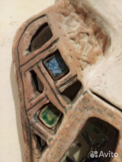 Керамический рельеф Раздумья