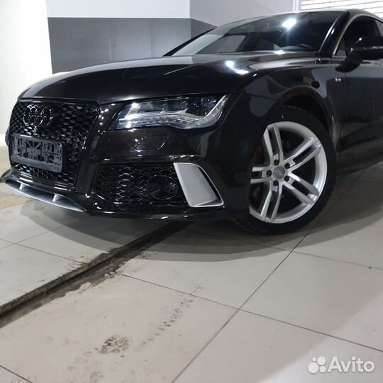 Бампер Audi A7 4G дорестайлинг RS7 стиль