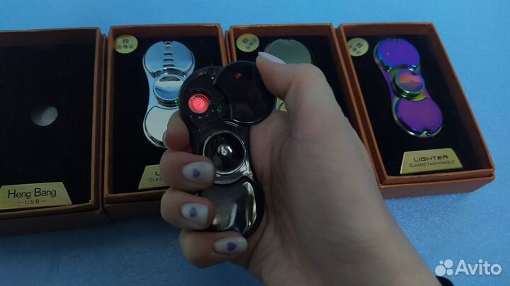 Зажигалка спиннер Lighter электрическая