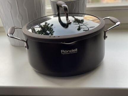 Сотейник с крышкой Rondell Mocco RDA-282, Кастрюля