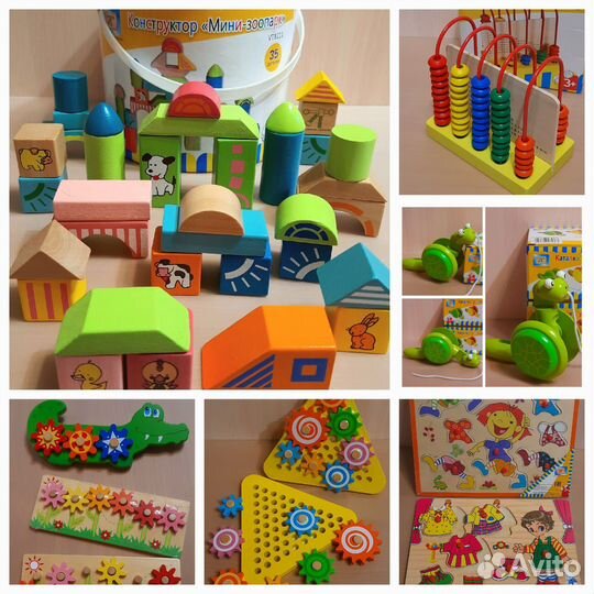 Новые развивающие деревянные игрушки