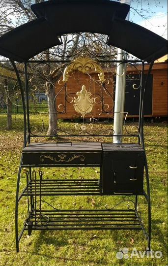 Мангал со столиком