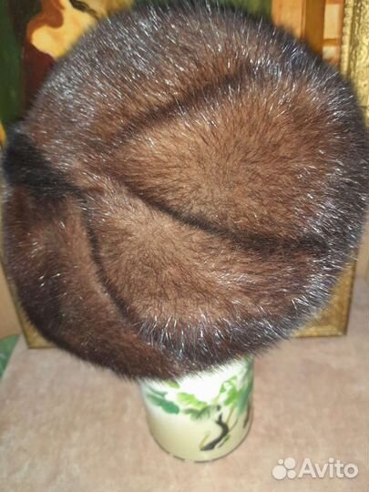 Шапка норковая берет