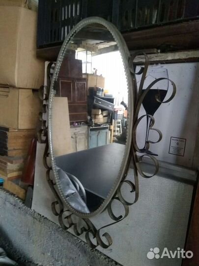 Зеркало для прихожей или ванной комнаты 65 х 50 см