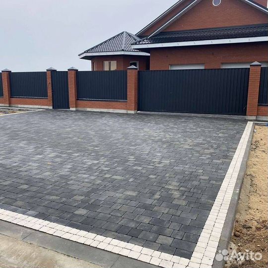 Тротуарная плитка / укладка под ключ