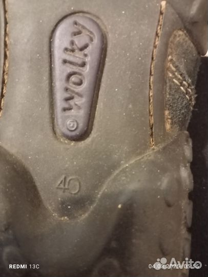 Сапоги кроссовки 40 р-р натур кожа