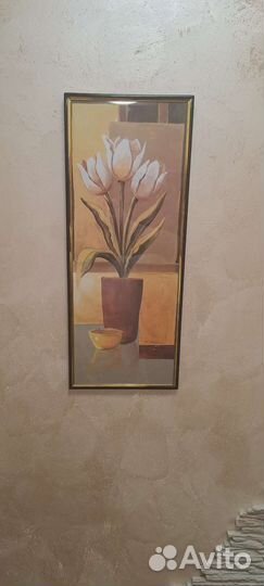 Картина маслом на холсте цветы