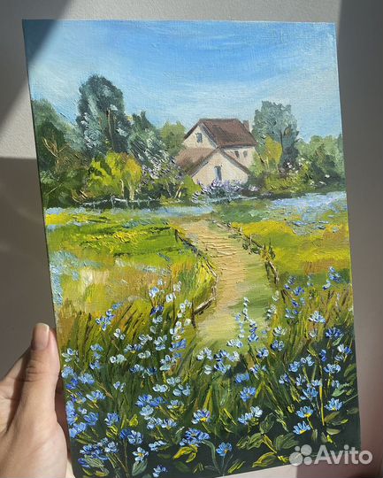 Картина маслом пейзаж