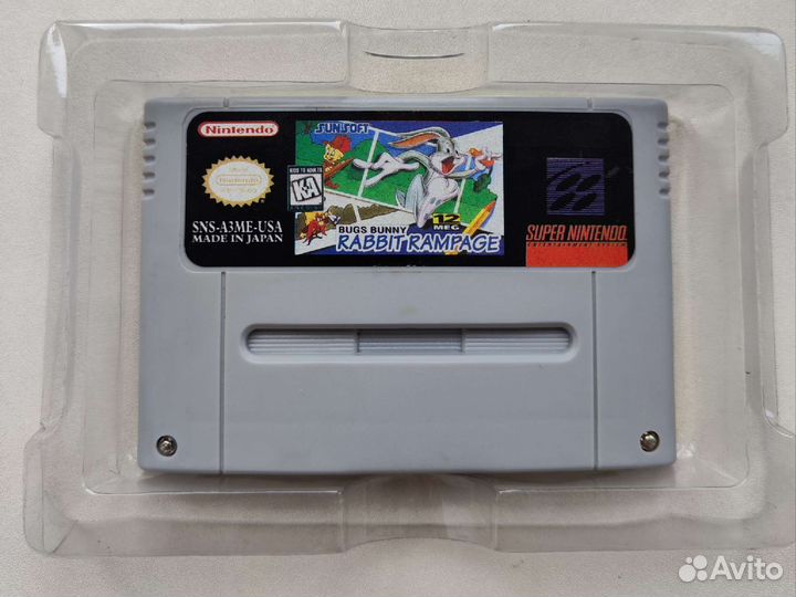 Игра Bugs Bunny Rabbit Rampage snes PAL