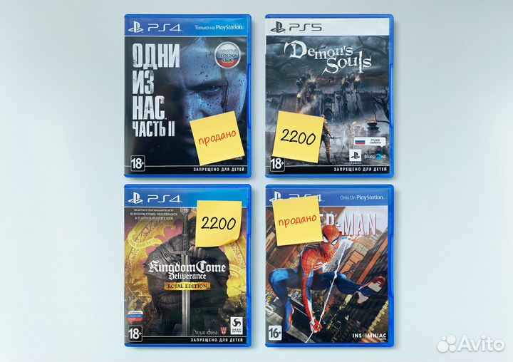 Игры для PlayStation 4 и PlayStation 5