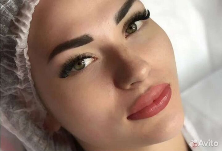 Бесплатно перманентный макияж бровей,губ и глаз