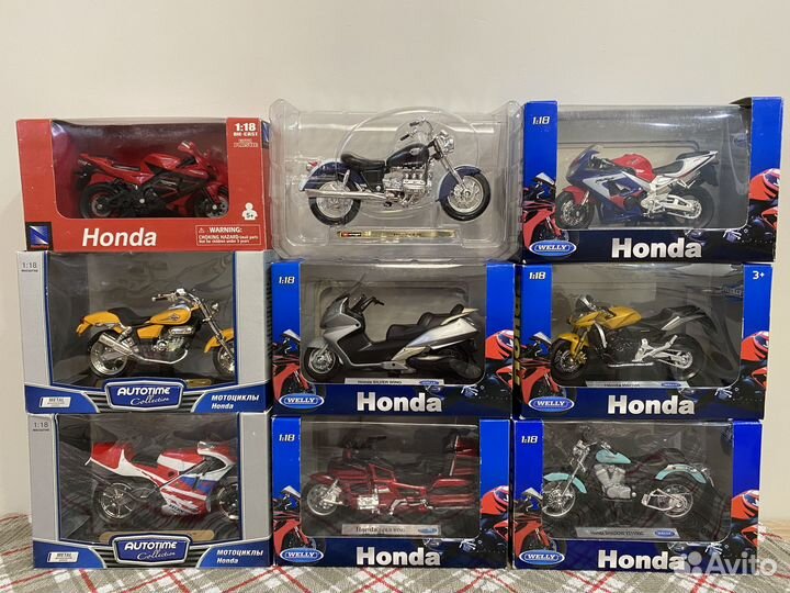 Масштабные мотоциклы 1:18