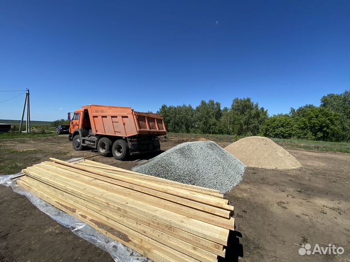 Песок щебень