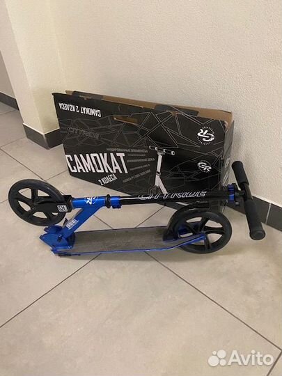 Самокат City Ride синий