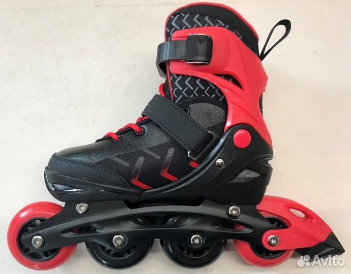 Ролики tech team Hook красный Sta638