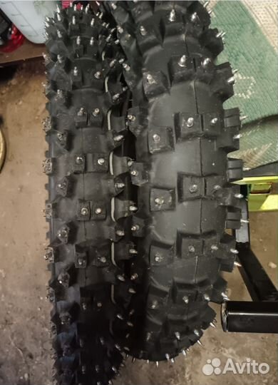 Шипованые шины 17/14 для мотоцикла