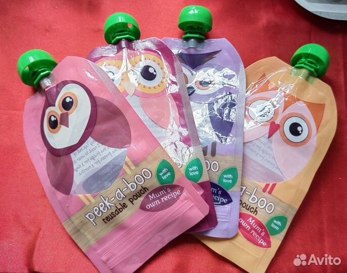 Паучи пакеты для хранения детского питания