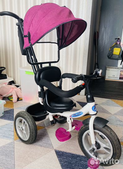 Трехколесный велосипед с родительской ручкой