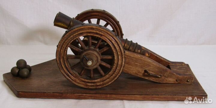 Пушка на подставке Дерево СССР №7595